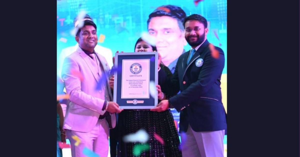 Mukul Agrawal sets Guinness World Record for the largest Financial investment conclave attended by 1806 people